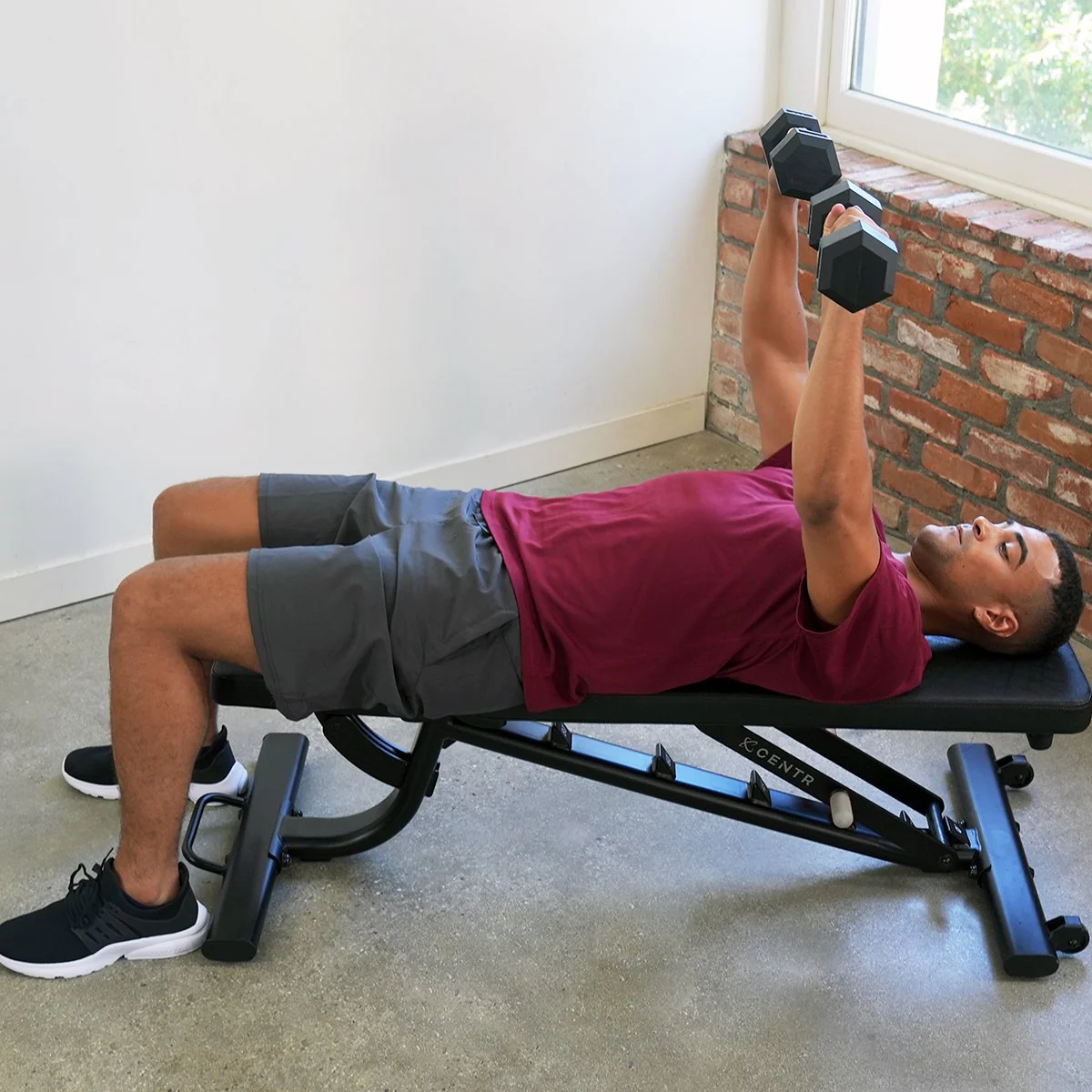 Centr Flat, Incline, Decline Workout Bench - Image 6