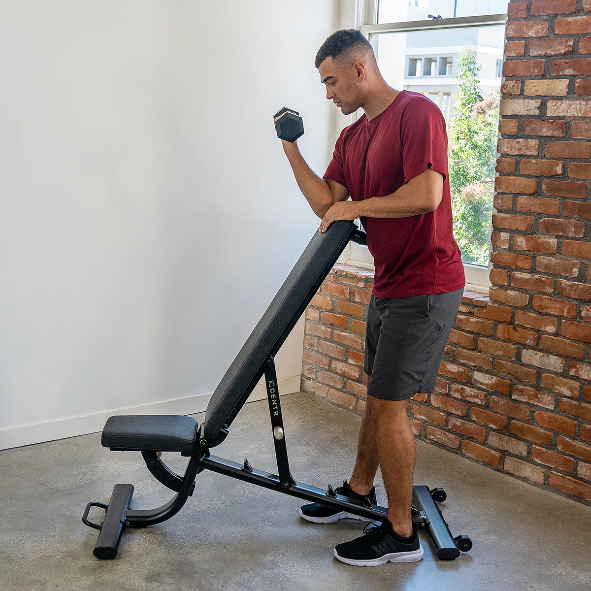 Centr Flat, Incline, Decline Workout Bench - Image 7