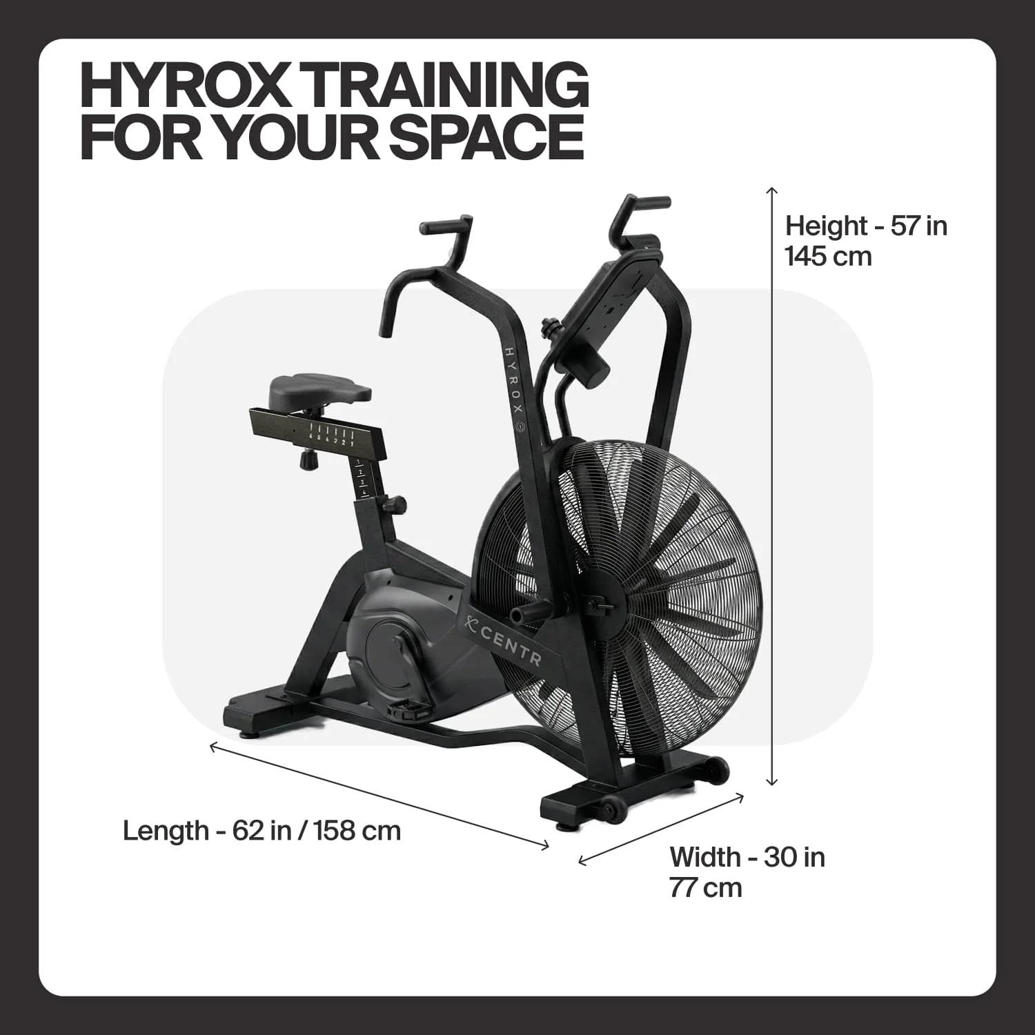 HYROX Perform Series Air Bike - Image 4