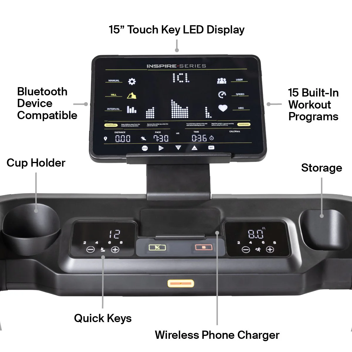 Inspire Series T5 Treadmill - Image 5