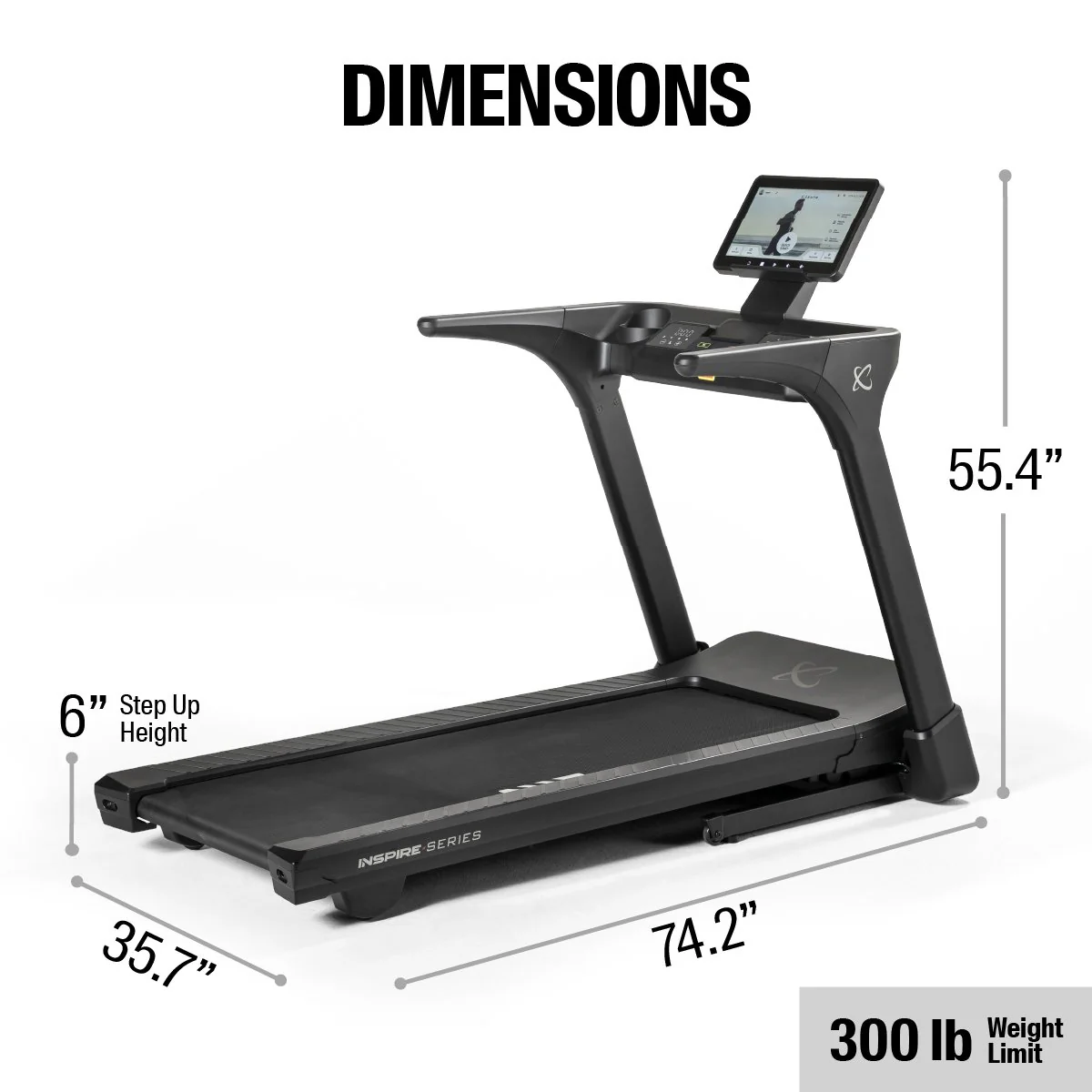 Inspire Series T5s Treadmill with 15.6" Screen - Image 9