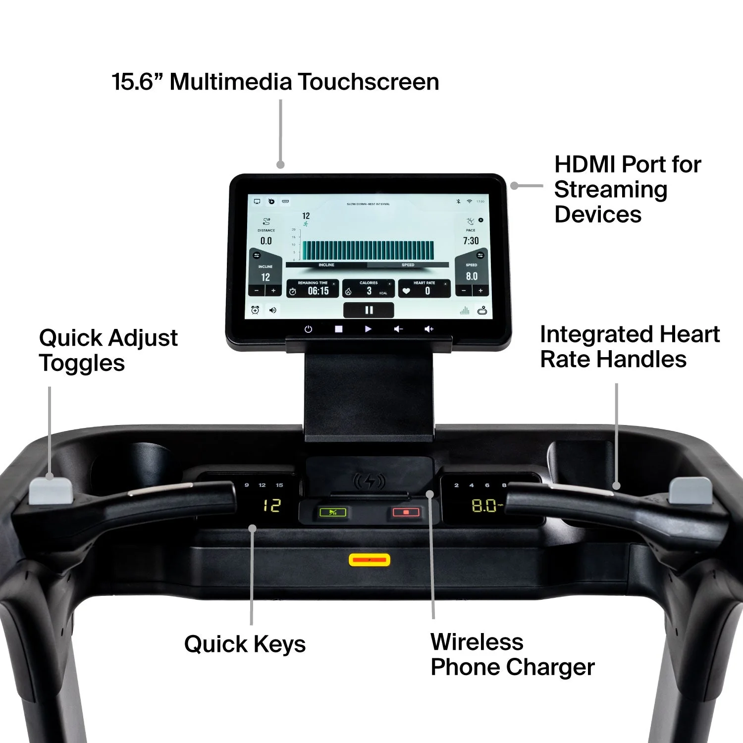 Inspire Series T7s Treadmill with 15.6" Screen - Image 5