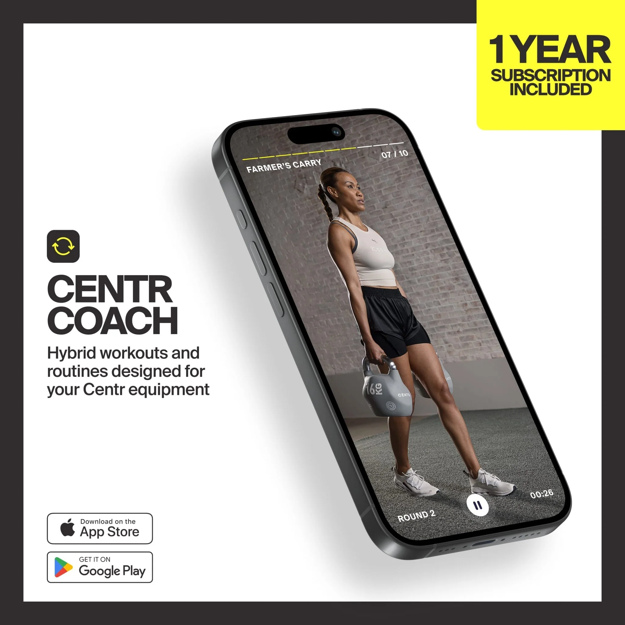 HYROX Kettlebell + Centr Coach Bundle - Image 3