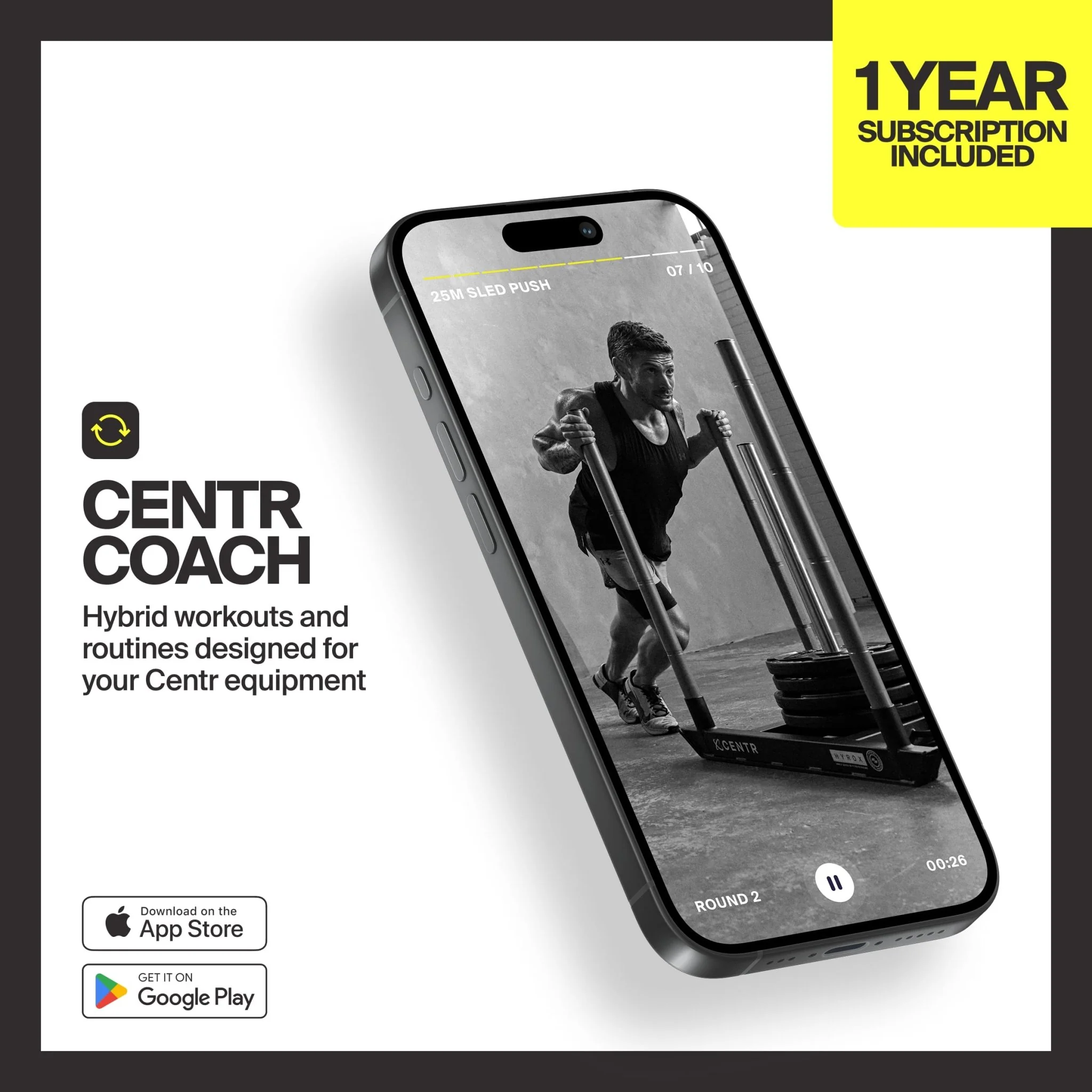 HYROX Power Sled + Centr Coach Bundle - Image 3