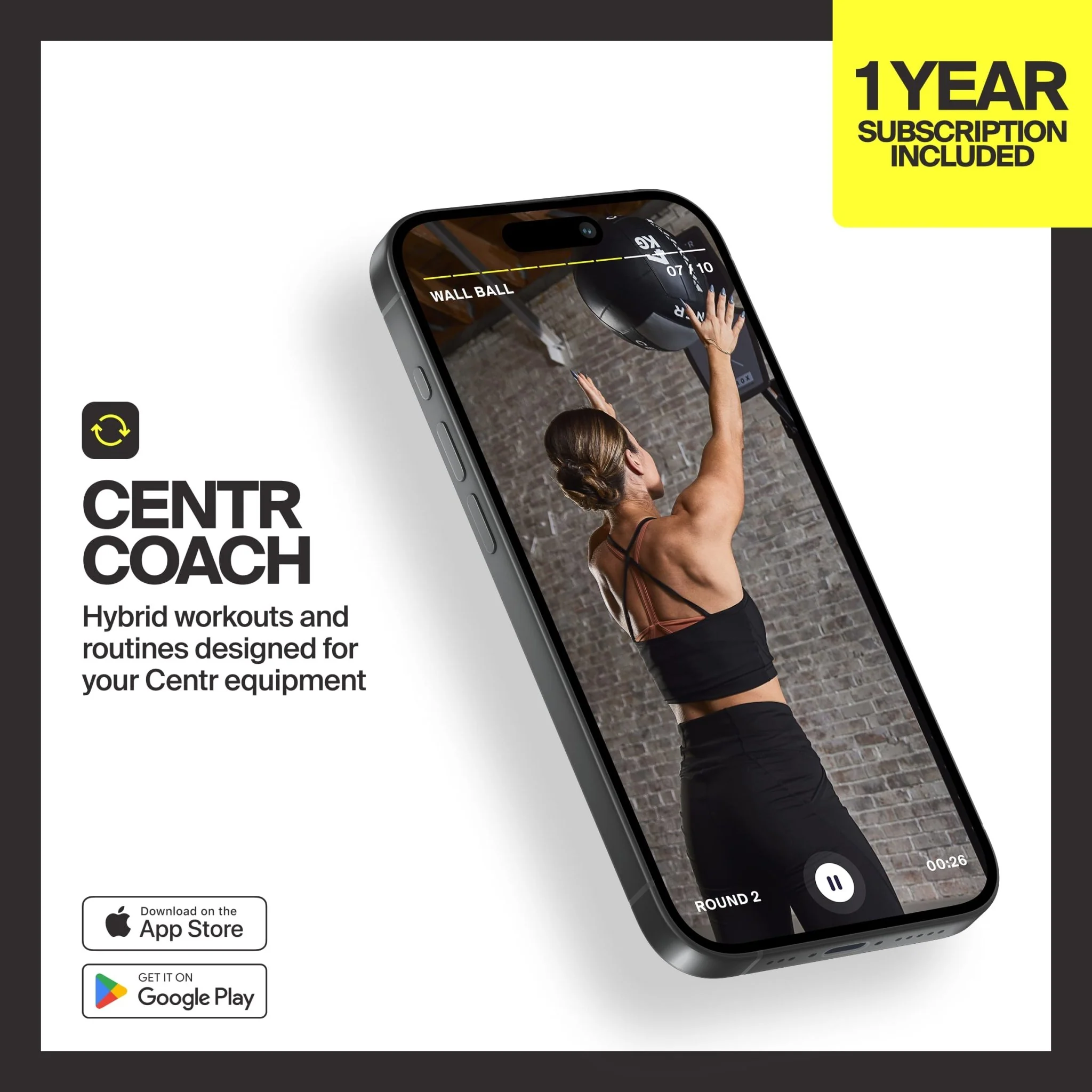 HYROX Wall Ball + Centr Coach Bundle - Image 3
